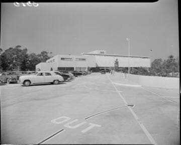 Parking lot at JWR