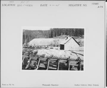 Big Creek, Florence Lake Dam