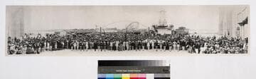 Santa Monica Bay Cities Post #123 – Interpost Water Carnival, Mardi Gras and Bathing Beauty Pageant. American Legion Beach Club, Sta Monica Pier, Aug. 1, 1926