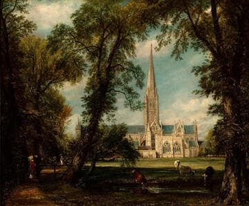 Salisbury Cathedral from the Bishop's Grounds