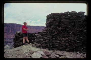 Jody at the fort