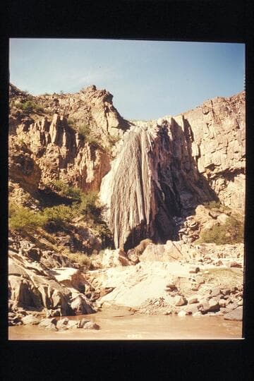 Travertine Fall