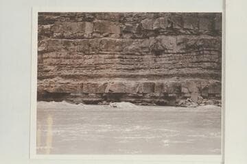 Carrying Margaret Marston as passenger, Nevills drops into the head of North Canyon Rapid.  Lees Ferry gauge:  36,100 cfs