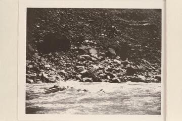 Norm Nevills in the "Wen" in Rapid No. 24 (?) in The Big Drop of Cataract Canyon