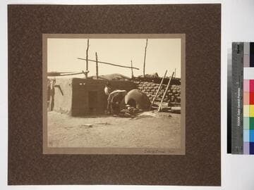 Baking Bread. Taos