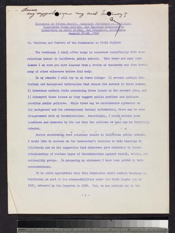 Statement of Wilson Record