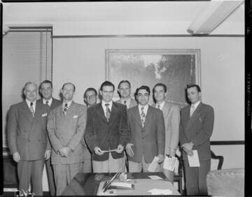 Board room meeting