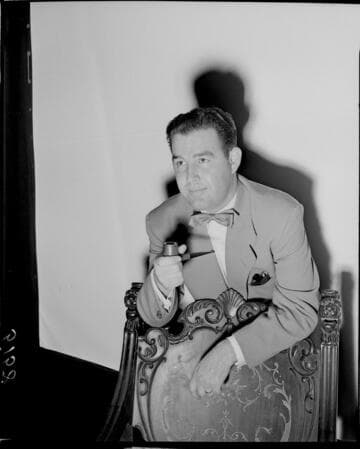 Man smoking a pipe