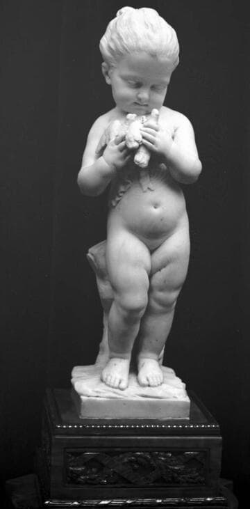 Girl with Doves