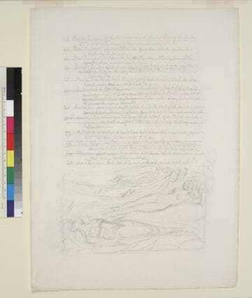 Illustrated manuscript of Genesis : The creation of Eve