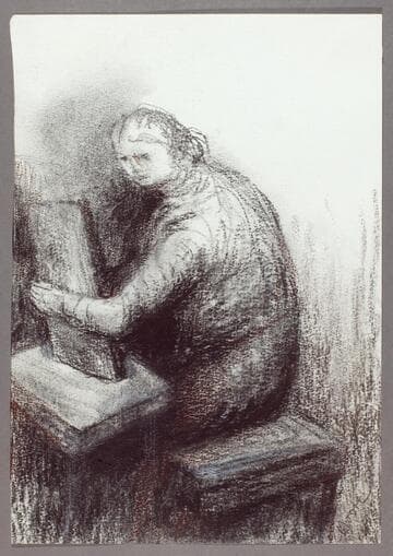 Woman Holding Book