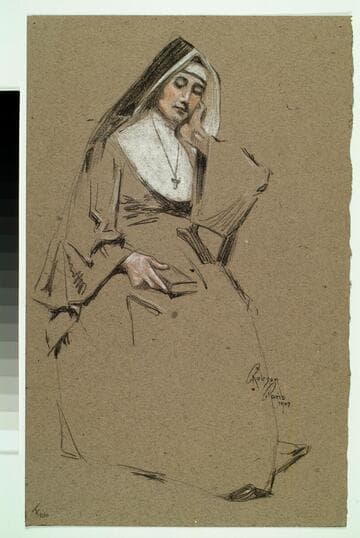 Seated Nun