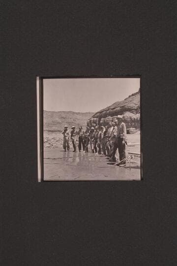 The Wright-Rigg party just before departure from Paria Riffle