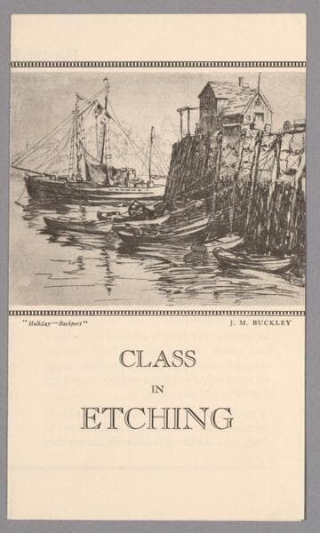 Class in Etching